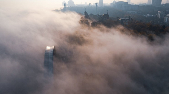 Київ третій день лідирує за рівнем забруднення повітря у світі