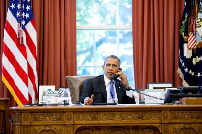 Обама поговорил с Путиным об Украине и Сирии