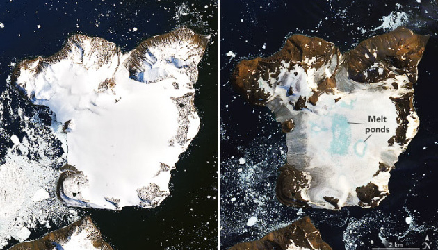 NASA показало швидке танення крижаної шапки в Антарктиді