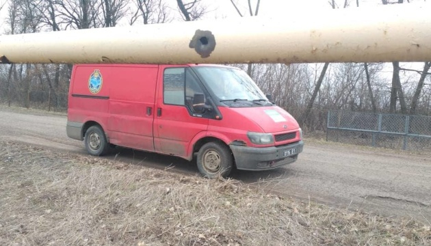 Оккупанты повредили газопровод в Новолуганском
