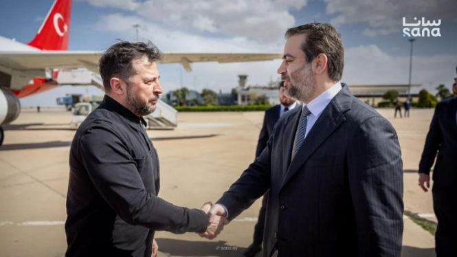 Зеленський уперше прибув до Сирії 