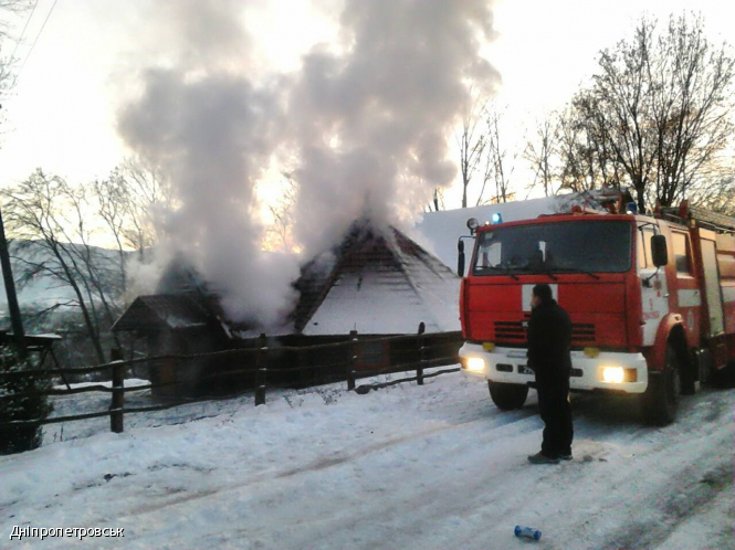 Два человека погибли при пожаре на Днепропетровщине