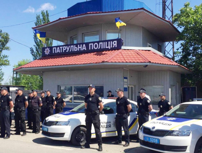 На Херсонщине начала работать патрульная полиция Крыма и Севастополя