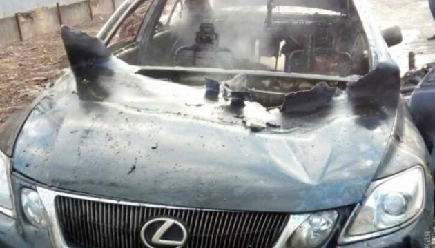 В Одессе в сожженной иномарке Lexus нашли тело бизнесмена