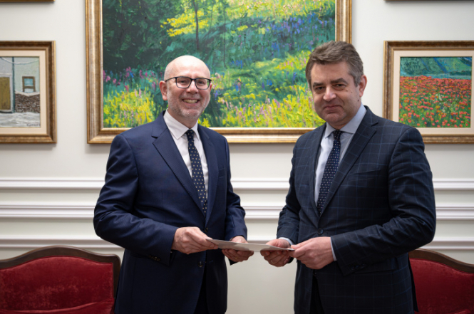 В Україну прибув новий посол Чехії 