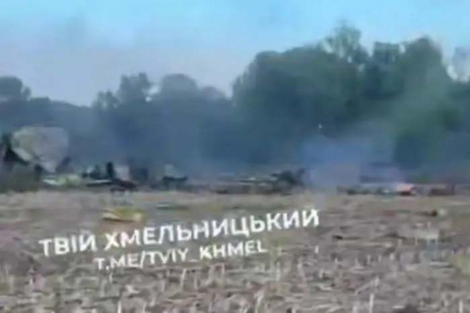 На Хмельниччині розбився бомбардувальник Су-24М
