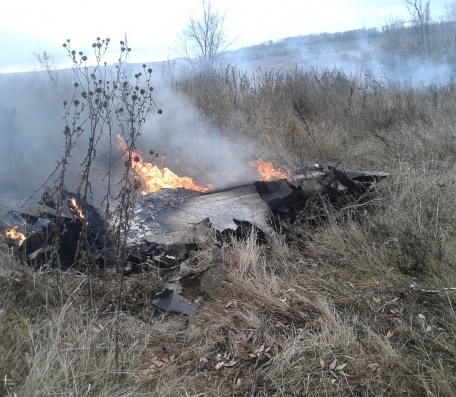 Разбитый украинский вертолет вероятно переправлял мигрантов