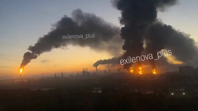 У росії поскаржились на масовану атаку дронів