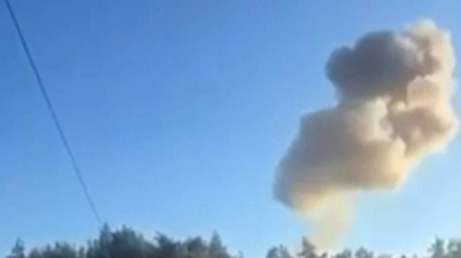 російський дрон влучив неподалік кордону з Польщею