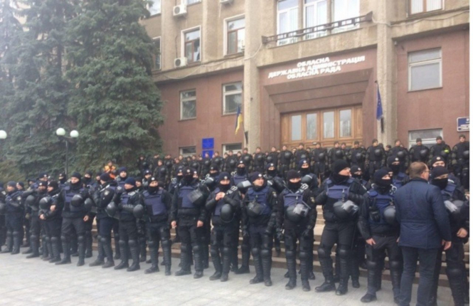 Полиция усилила охрану Николаевской ОГА