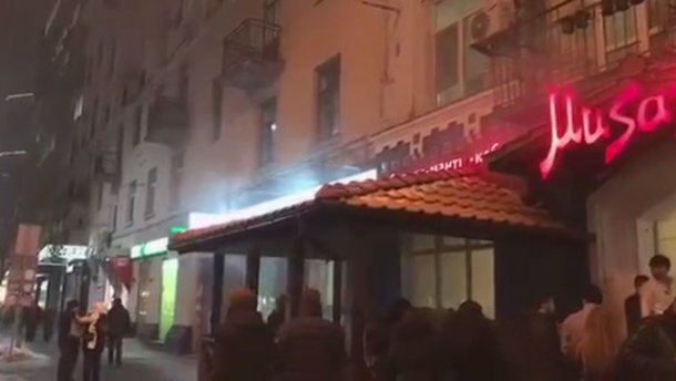 В Киеве в крымскотатарском кафе произошел пожар