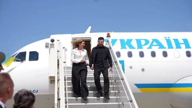 Зеленський прибув до Парижа на заходи Коаліції охочих