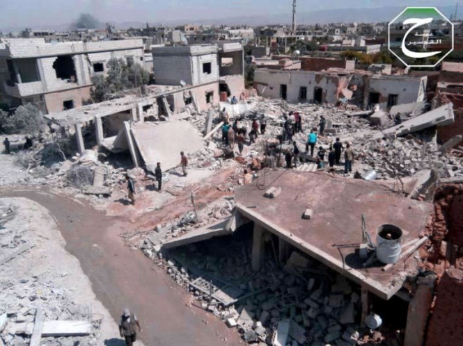 Уряд Сирії скинув на школу вакуумні бомби, - правозахисники