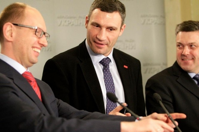 Турчинов делегировал Яценюка, Тягнибока и Кличко в Вильнюс от Евромайдана 