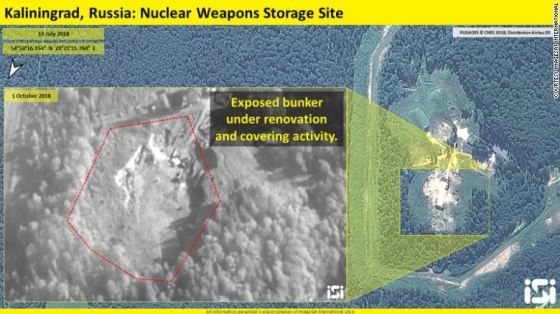 Спутниковые снимки свидетельствуют о новых ядерных бункерах под Калининградом
