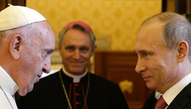 Папа Римский встретится с Путиным, планируют говорить об Украине