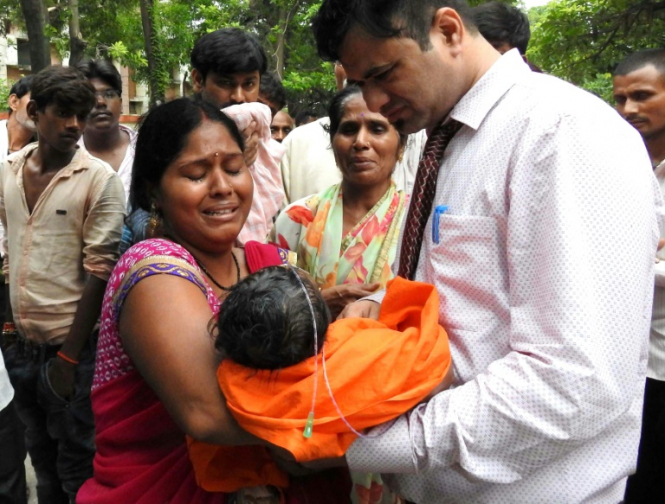 В Індії через брак кисню у лікарні протягом шести днів померли 64 дитини

