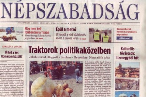 В Угорщині закрили найбільшу опозиційну газету
