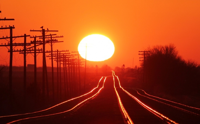 На Приднепровской железной дороге зафиксировали + 51 °C