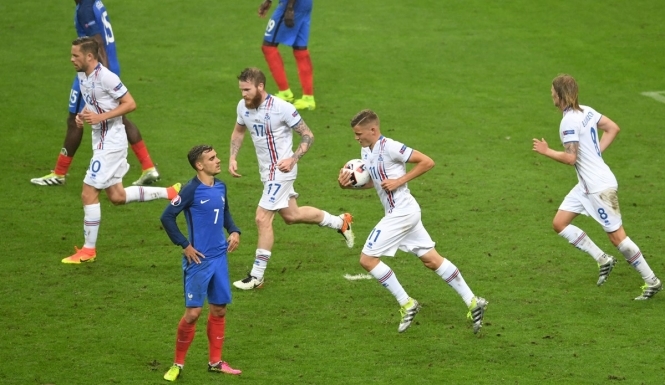 Евро-2016: Исландия проиграла Франции со счетом 2:5