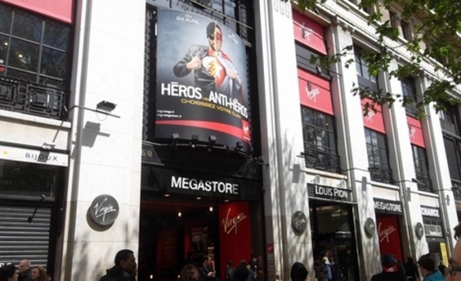 Мережа музичних магазинів Virgin у Франції збанкрутіла