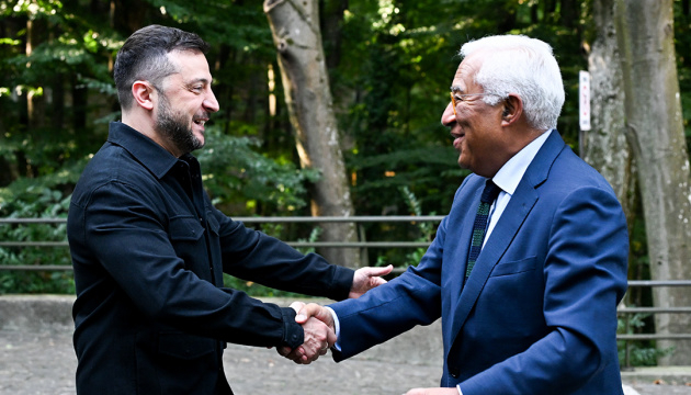 Зеленський зустрівся з президентом Європейської ради на Закарпатті