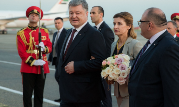 Порошенко прибыл с официальным визитом в Грузию