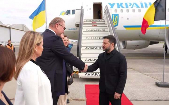 Зеленський прибув до Брюсселя на засідання Європейської ради