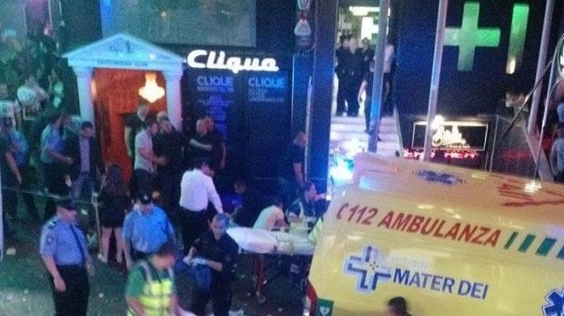 На Мальте около 70 человек пострадали из-за давки в ночном клубе