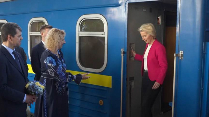 Президентка Єврокомісії приїхала до України й анонсувала нову співпрацю