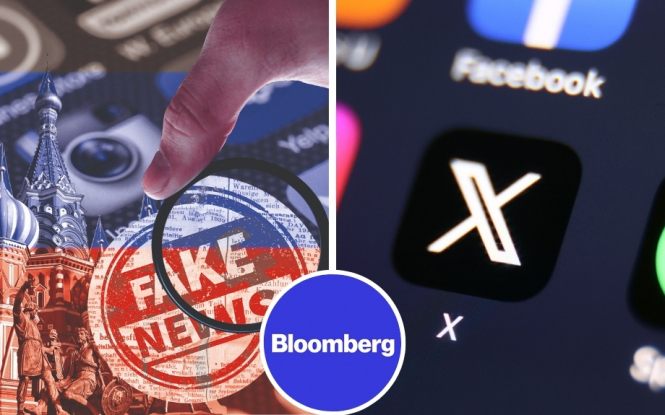 Storm-1516 перетворила російську дезінформацію на конвеєр. Її головні мішені – Україна, вибори і довіра до Заходу – Bloomberg