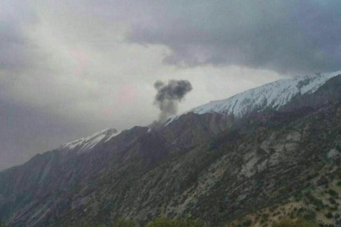 В Иране разбился турецкий самолет с 11 людьми на борту