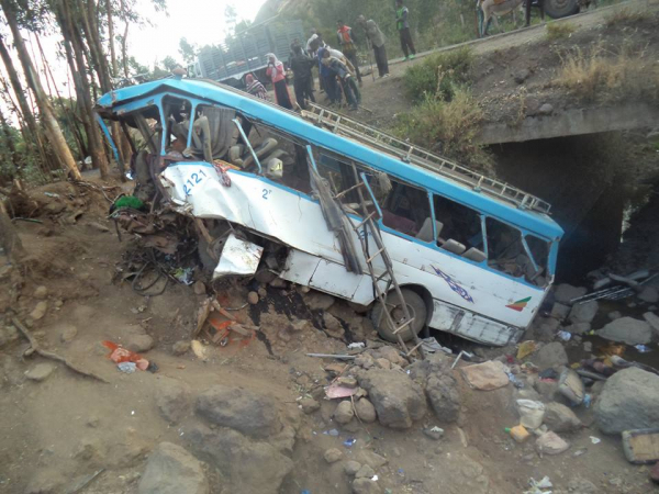 В Эфиопии 38 человек стали жертвами аварии