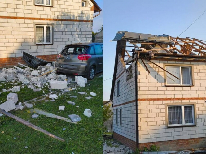 російський дрон пошкодив приватний будинок у Польщі