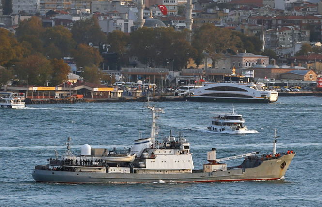 Российский корабль потерпел крушение в Черном море