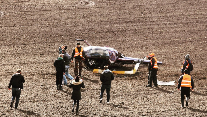 На ралі в Латвії розбився гелікоптер: є жертви, – ВІДЕО