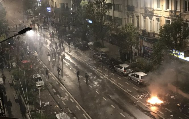 Болельщики сборной Марокко устроили беспорядки в центре Брюсселя
