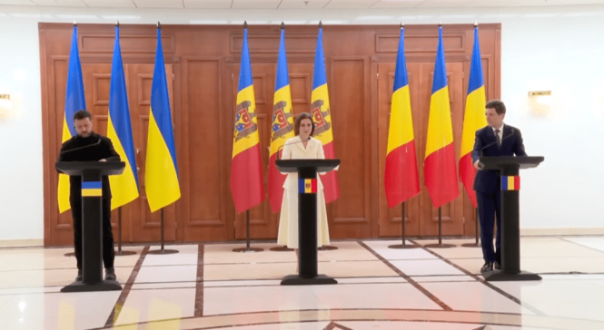 Зеленський повідомив деталі переговорів з лідерами Молдови і Румунії
