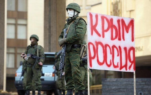 В оккупированном Крыму часть Тузлы 