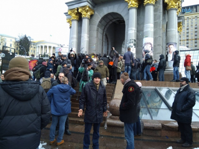 У Києві на Майдані акція з вимогою відправити Крисіна за ґрати
