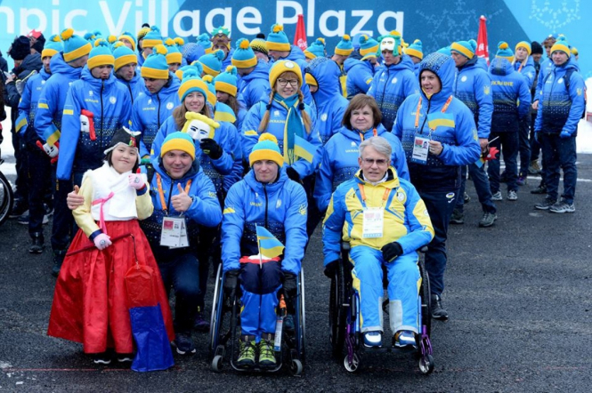 Паралимпиада-2018: в Пхенчхане торжественно подняли украинский флаг, - ФОТО
