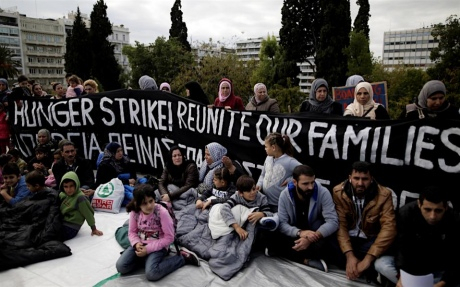 В Греции беженцы протестуют против задержек в воссоединении с родственниками в Германии