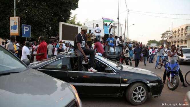В столице Гамбии встречали войска стран Западной Африки
