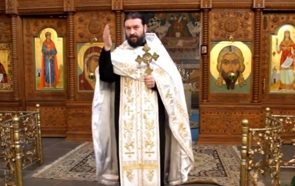 Священник УПЦ МП вместо проповеди слал проклятия майдановцам - видео