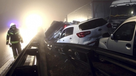 Масштабная авария в Словении: в результате столкновения 70 машин погибли по меньшей мере 4 человека