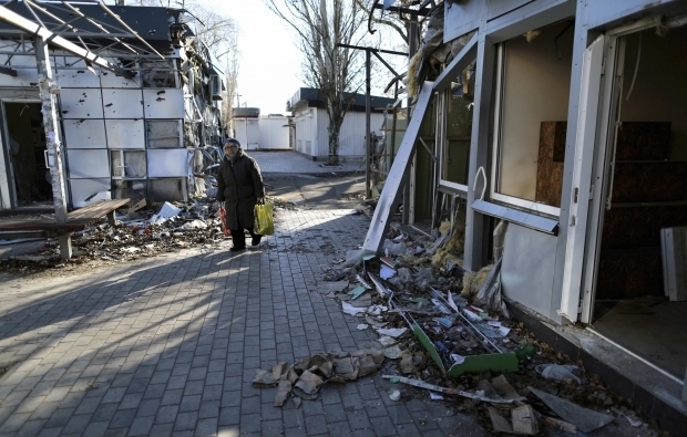 Боевики обстреляли дома мирных жителей в Авдеевке