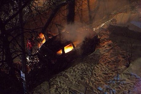 В Києві підпалили авто представника Посольства Канади, - фото