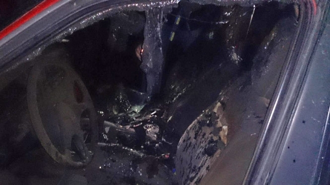 У Тернополі спалили авто свободівця