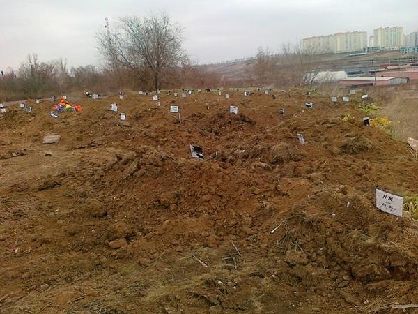 У Ростові російських солдат, які воювали на Донбасі, поховали, як собак