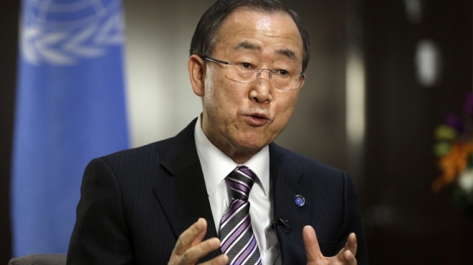 ООН виправила слова генсека Пан Гі Муна про миротворчу роль РФ